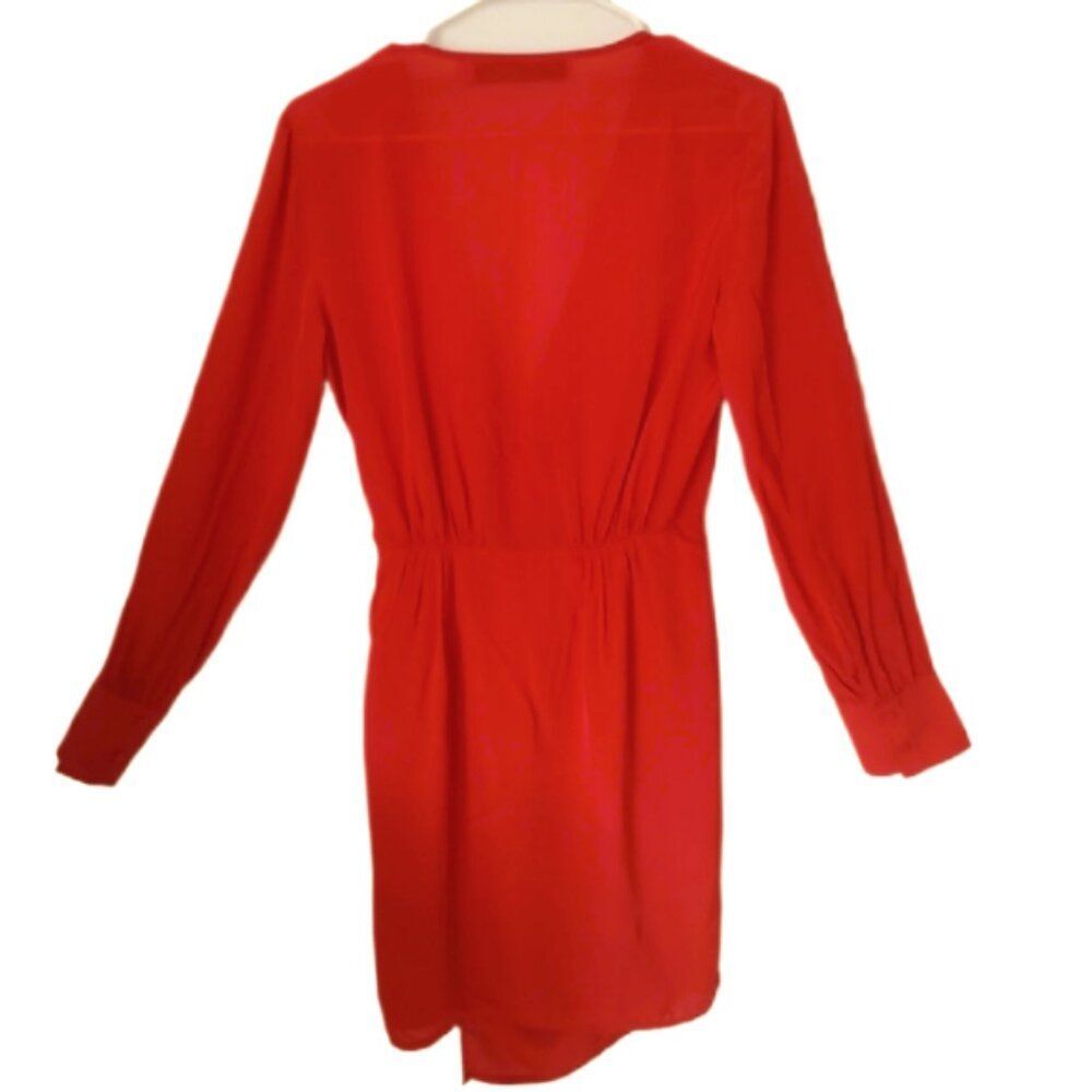 IRO Ophie surplice wrap dress 34 XS - Picture 4 of 6